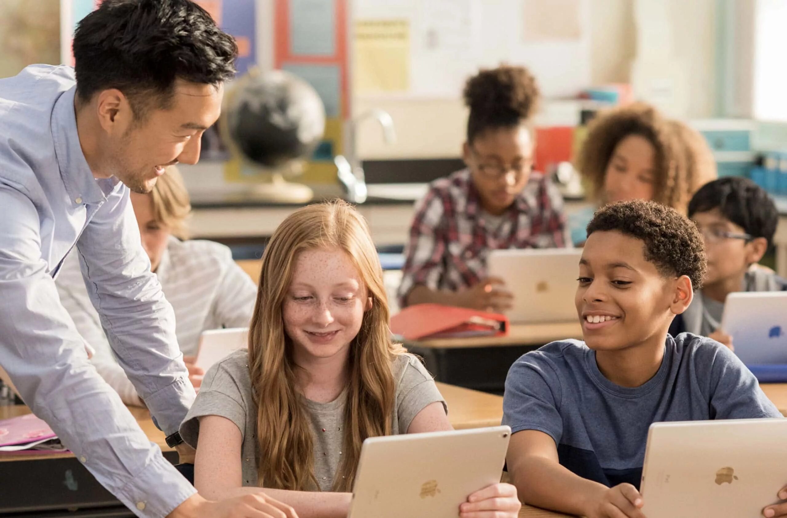 There were some students in the classroom