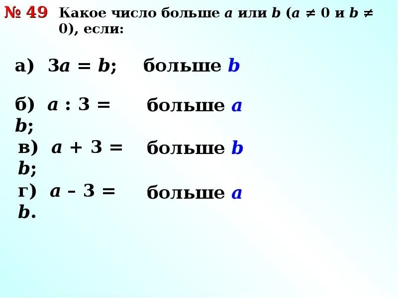 Число буквенные выражения 6 класс