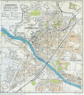 Карта гродно с улицами