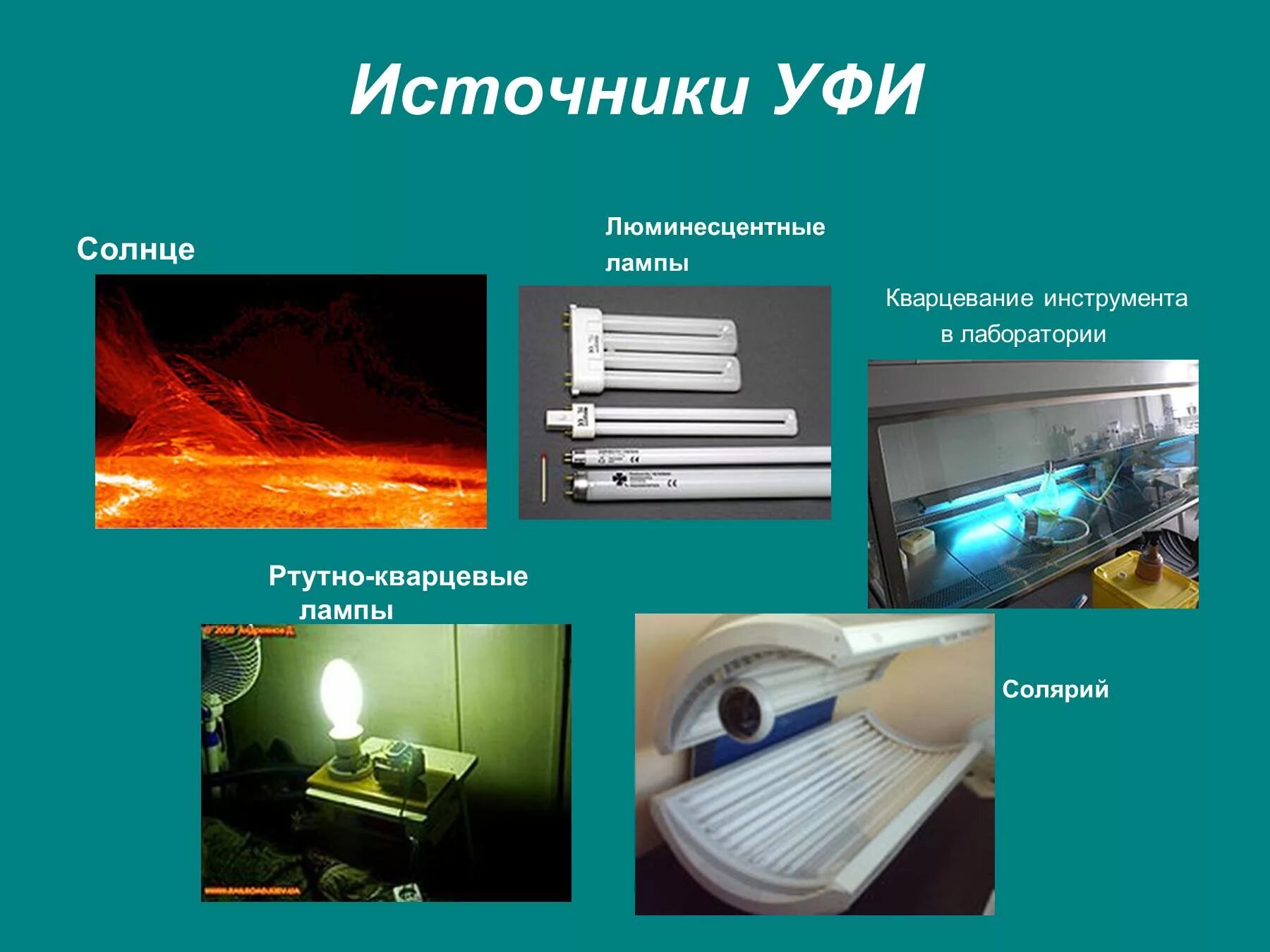 Использование ультрафиолетового излучения. Использование ультрафиолетового излучения