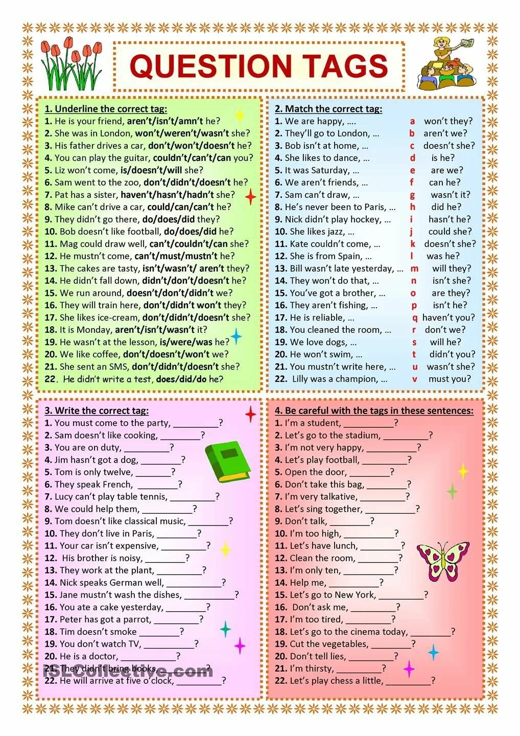 Do they work here. Вопросы tag questions. tag questions упражнения. разделительные вопросы worksheets. разделительные вопросы в английском языке worksheets.
