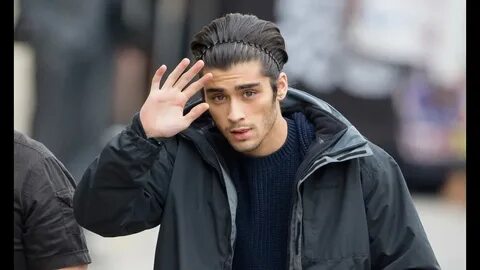 His hair