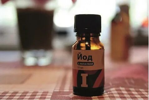Йодная сетка при ушибах
