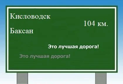 Расстояние кисловодск суворовская
