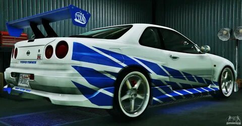 Nissan skyline форсаж