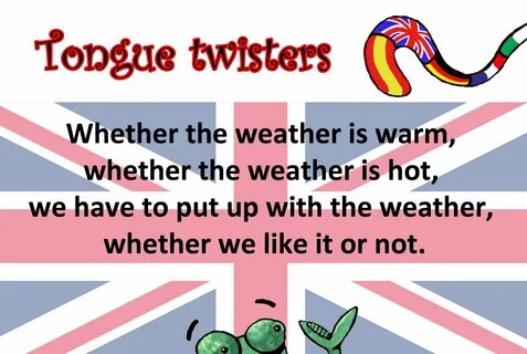 Wordwall tongue twisters
