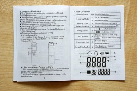 Термометр инструкция на русском