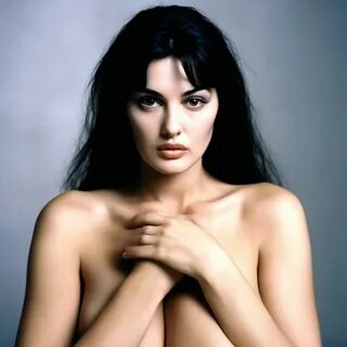 Monika Belluchchi yalangoch fotosuratlar