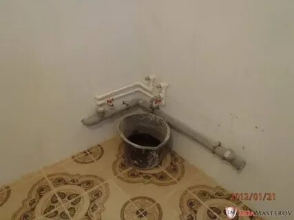 Канализация кухня в комнате