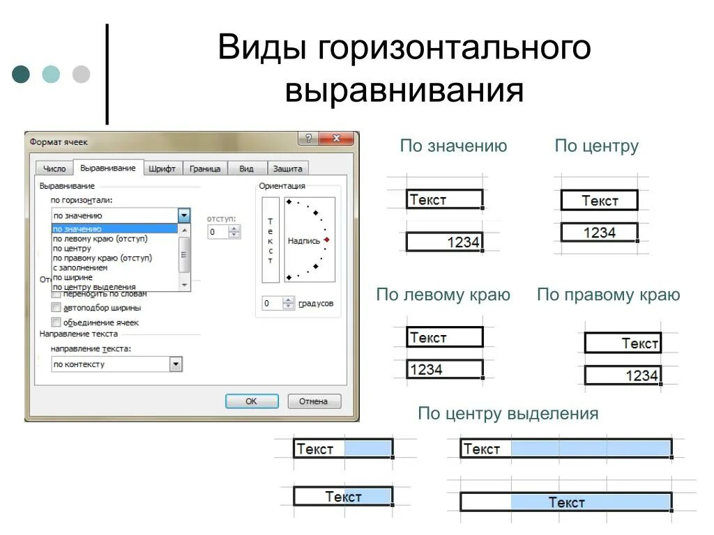 Выравнивание ячеек. Выравнивание по центру. Выравнивание по центру горизонтали. Выравнивание в excel. Центр горизонтали ворд