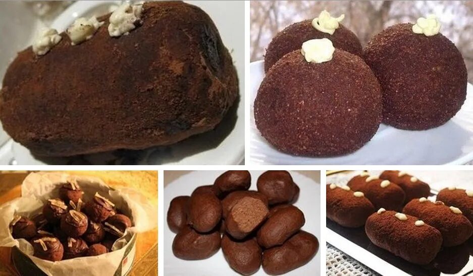 Как сделать шоколадную картошку
