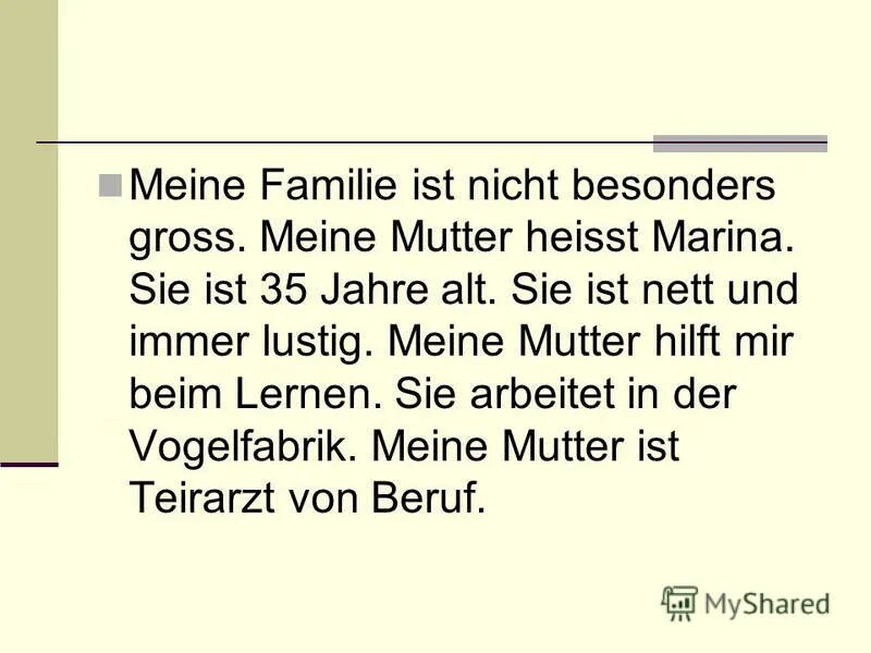 Sie ist alt. Meine Familie презентация. Meine Familie текст. Meine Familie текст на немецком. Meine Familie текст на немецком das ist meine Familie Sie ist.