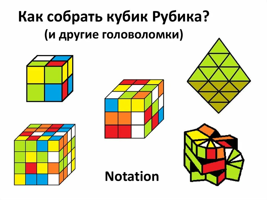 Как собрать кубик рубика