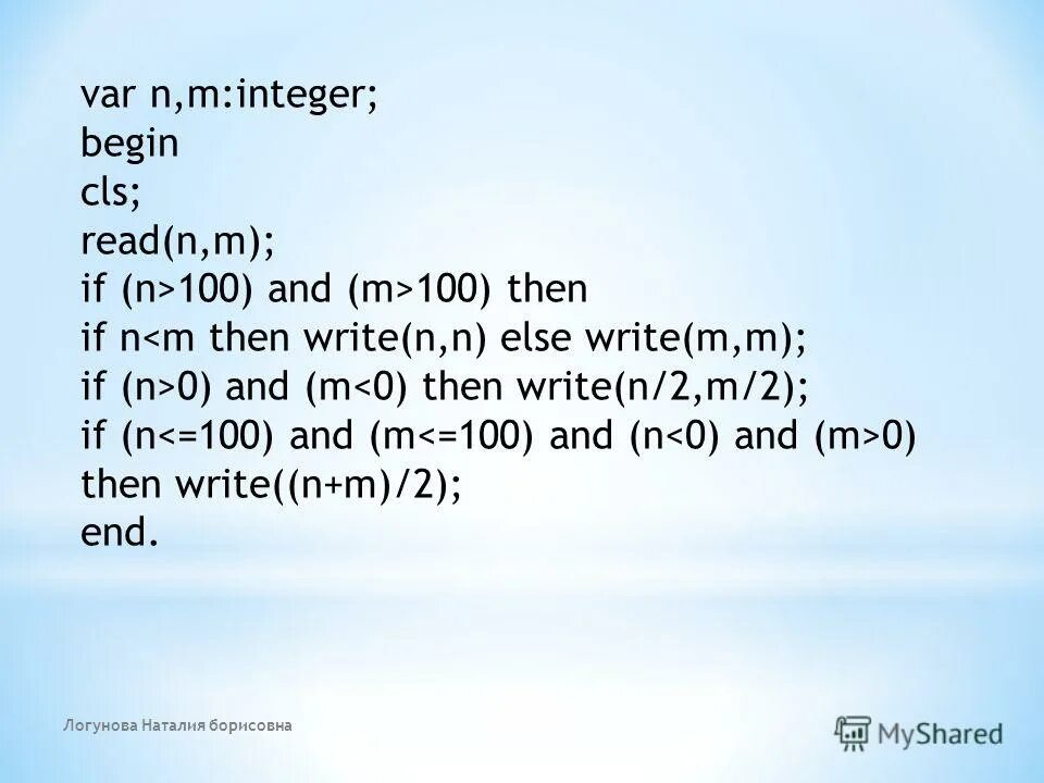Else write. Else write