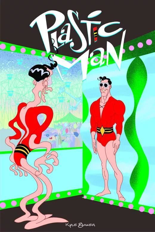 Пластичный человек. Plastic man 11. Комикс мужик. Plastic man 1979. Plastic man.