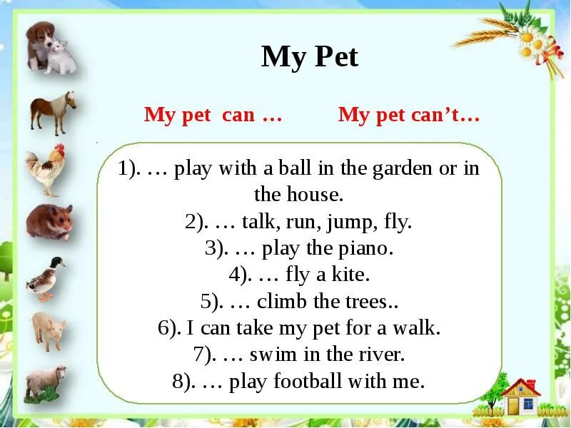 Have has two pets. My Pet презентация. My Pet тема. Проект по английскому my Pet. Проект мой питомец на английском языке.