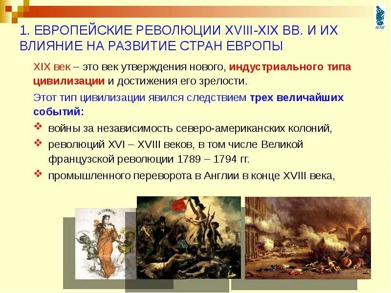 Страны европы в 19 веке кратко. Европейские революции xviii – xix вв.. первые европейские революции. европейские революции 19 в. революция европы 18 век.