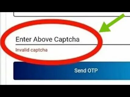 Invalid captcha