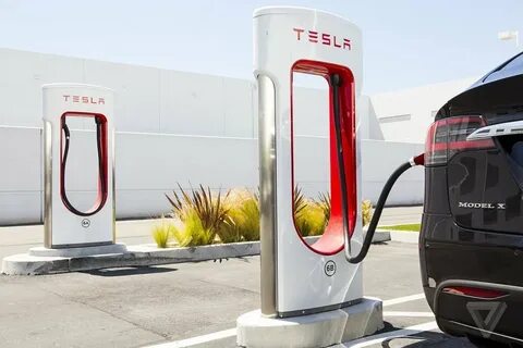 Зарядные станции tesla
