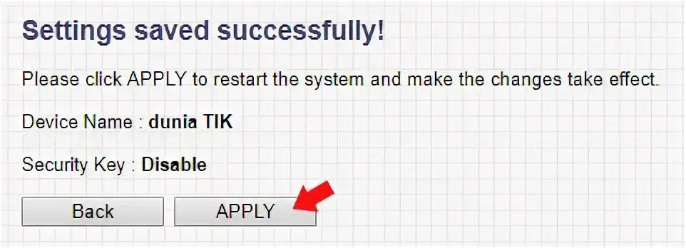 Restart to apply