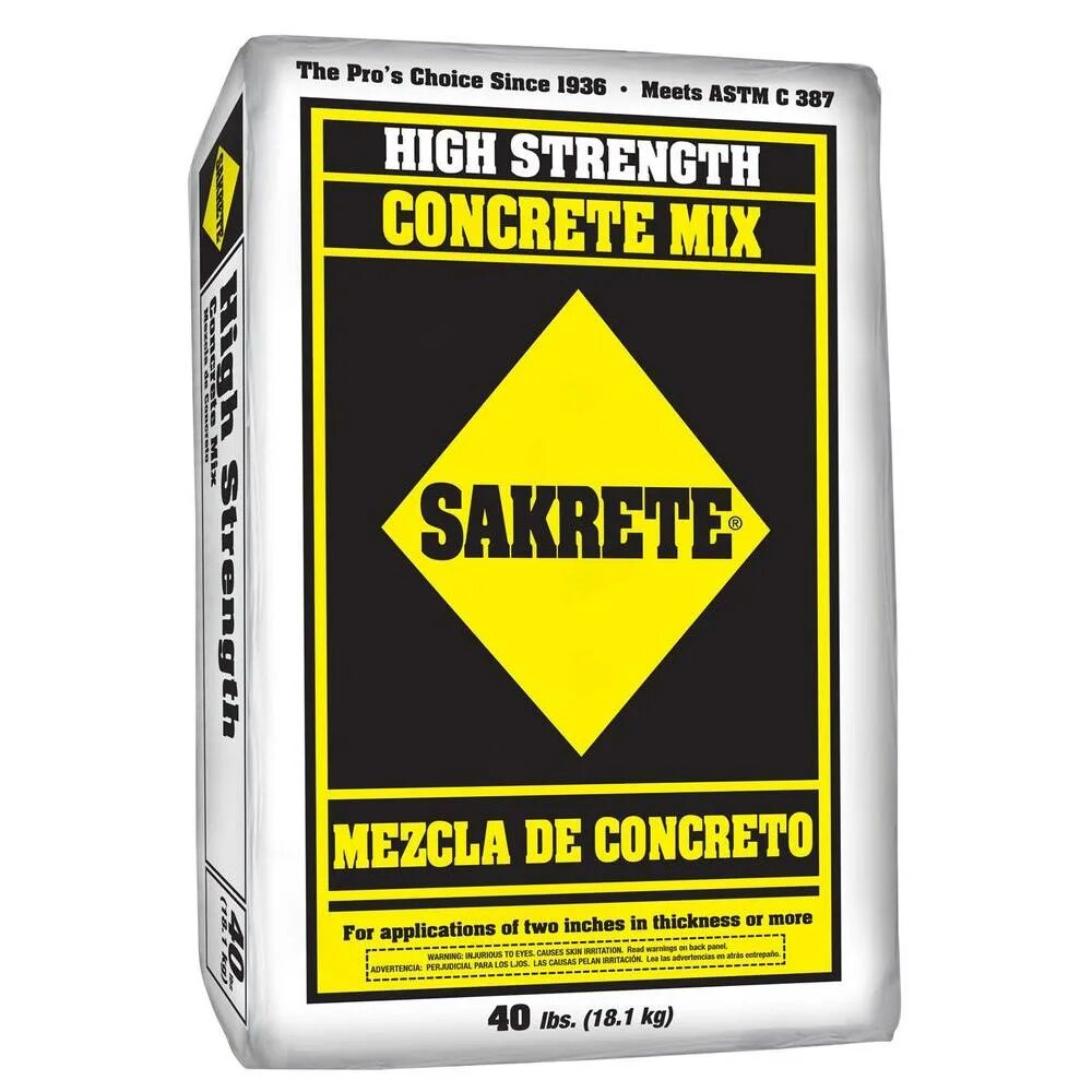 Sakrete. Concrete Mix. Concrete strenght. Concrete Mix пакет.