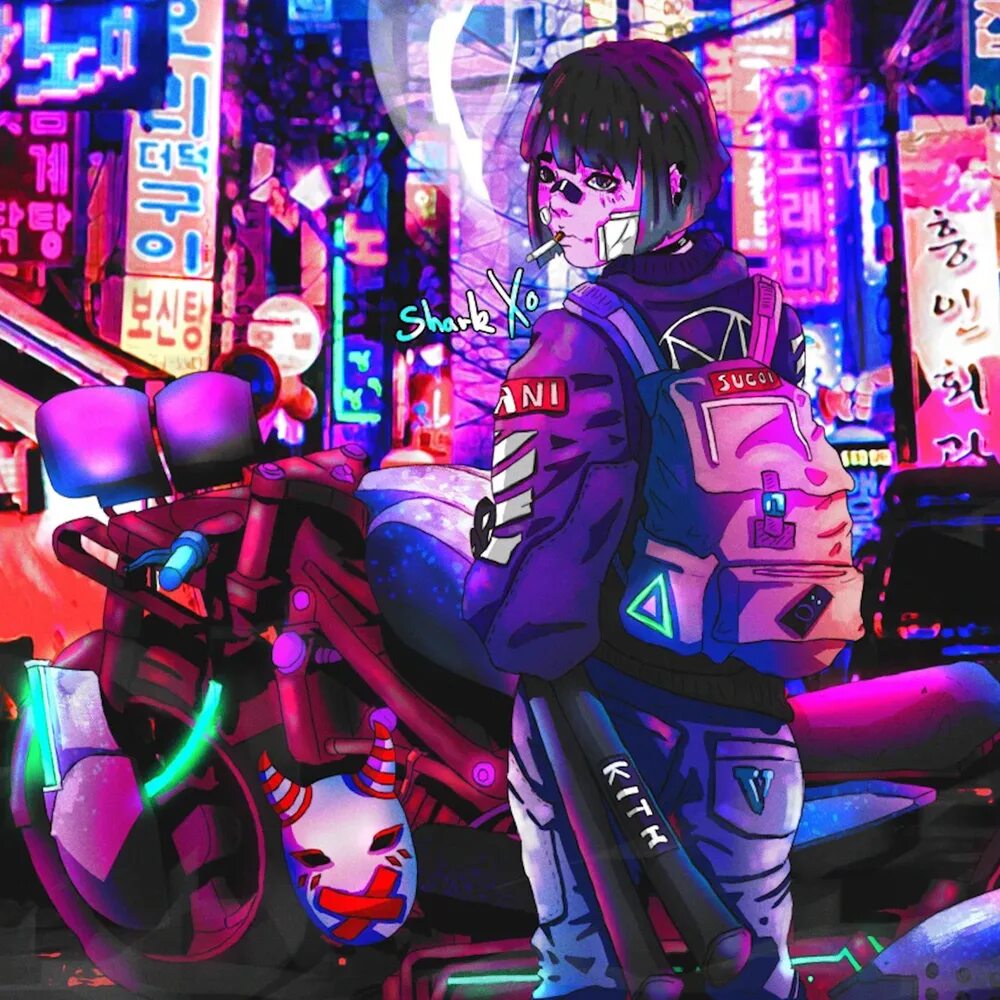 Cyberpunk vibes. Cyberpunk vibes
