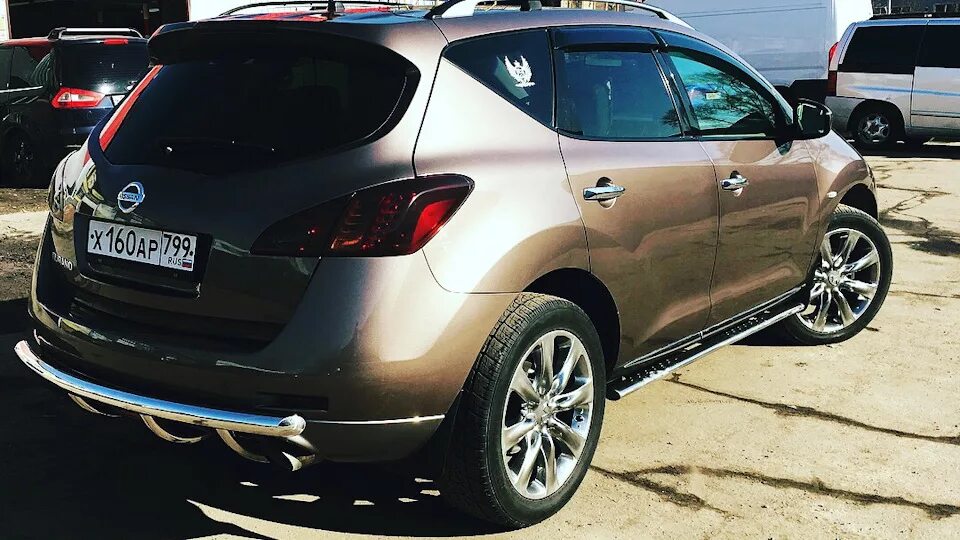 Nissan Murano II 3.5 бензиновый 2011 3.5 249л Серо-синий на DRIVE2