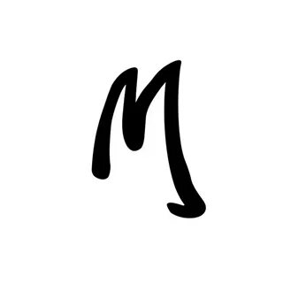 Символ буквы m