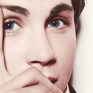 His eyes were