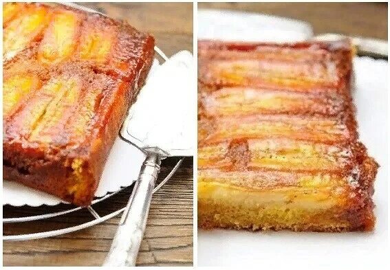 Просто кухня банановый пирог перевертыш. Бананово-карамельный пирог-перевертыш. банановый пирог перевертыш. пирог перевертыш с бананами. пирог перевертыш с карамелью.