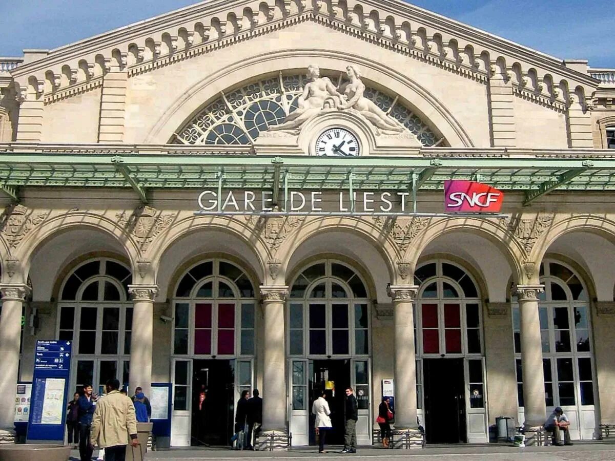Gare de l est. Вокзал в париже gare de. восточный вокзал (париж). лионский вокзал в париже. северный вокзал париж.