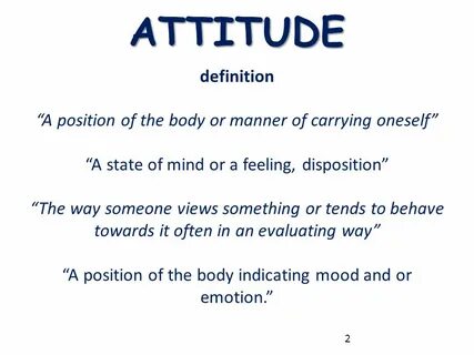 Attitude
