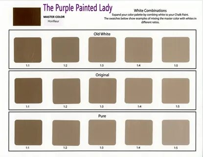 Chalk Paint ® Sample Board Colors- all in a row.