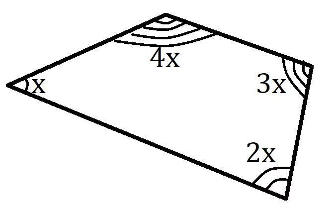 Угол пропорционален числу 1. Сумма углов невыпуклого четырёхугольника. Невыпуклый четырехугольник углы. Три угла выпуклого. Углы выпуклого четырехугольника если они пропорциональны числам 2 3 4 5.