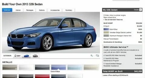 Bmw конфигуратор