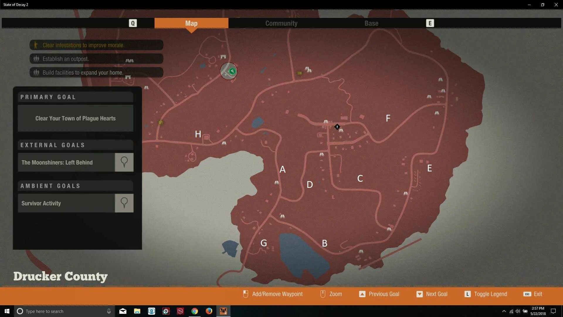 State of Decay 2 округ Дракер карта. State of Decay 2 Drucker County карта ЛУТА. State of Decay 2 карты Drucker County. State of Decay 2 Drucker County. State of decay 2 навыки