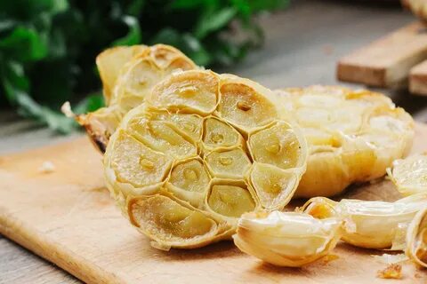 Печеный чеснок