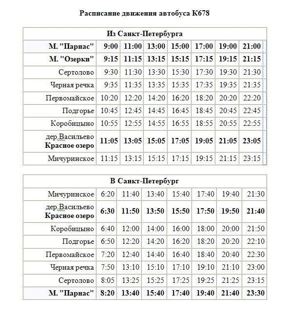 Расписание автобусов в озерах. 678 Маршрутка расписание. Расписание автобусов СПБ. Расписание маршруток на Питер. Расписание автобусов Кашира.