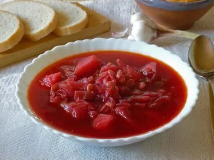 Как варить красный борщ