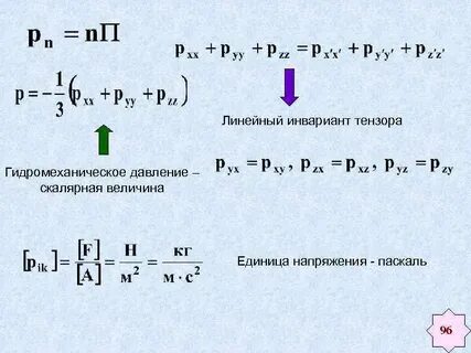 Инварианты тензора напряжений