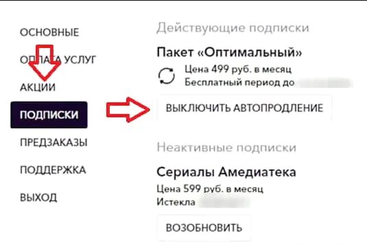 Как отключить окко на телевизоре. Как отключить подписку ОККО. Отменить подписку ОККО на телевизоре. Okko автоматическое продление подписки. Подписка пакет.