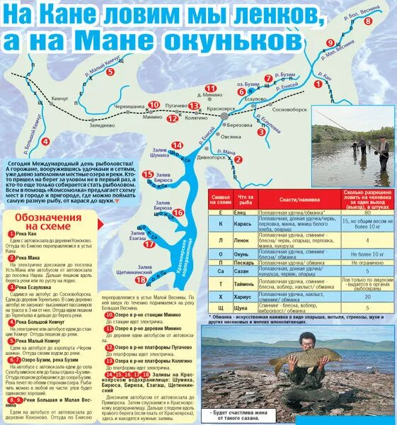 Где половить рыбу рядом со мной