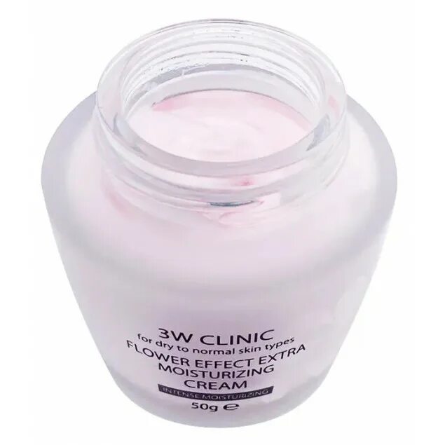 3w Clinic Flower Effect Extra Moisturizing Cream. Крем с цветочным экстрактом 3w 50г. Крем для лица увлажняющий 50 мл Flower Effect Extra от бренда 3w Clinic. 8809317282930.