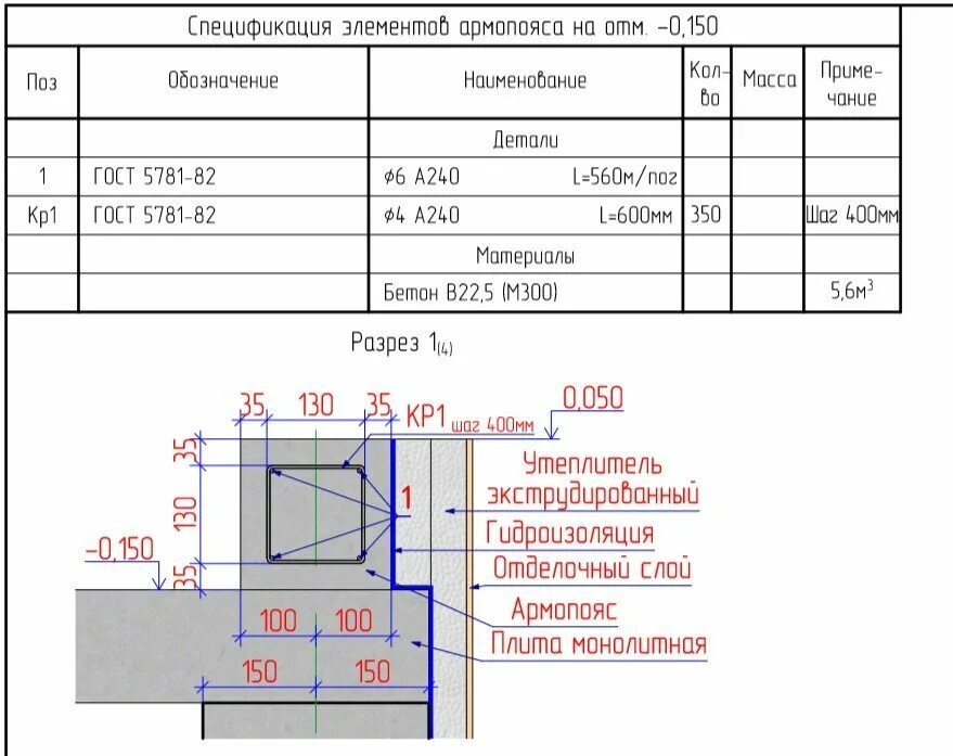 Сколько бетона нужно для заливки калькулятор. Армирование монолитного пояса чертежи. Армирование армопояса 200. Армопояс и монолитное перекрытие. Чертеж опалубки армопояса.