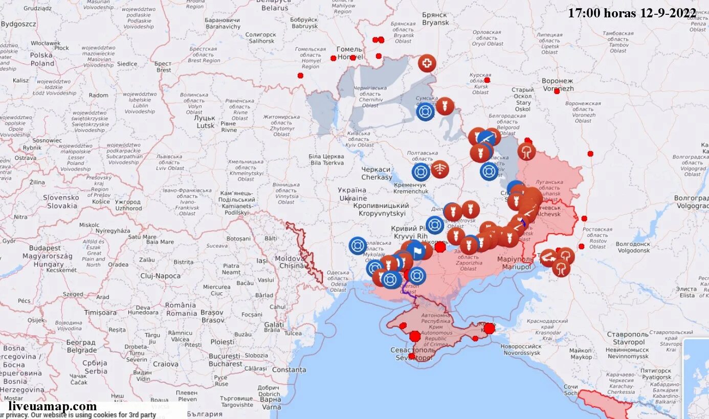 Карта боевых действий на Украине на сентябрь 2022. Контрнаступление ВСУ карта. Военная карта. Карта линии фронта на Украине.