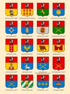 Третий Рим. Геральдика Русского Царства в XVII веке. Часть VI. Гербы городов, кр