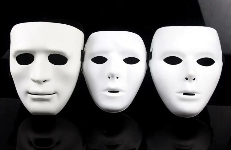 Игра белая маска. Маска Jabbawockeez белая. Маска Jabbawockeez черная. Маска без эмоций. Маска белая без эмоций.