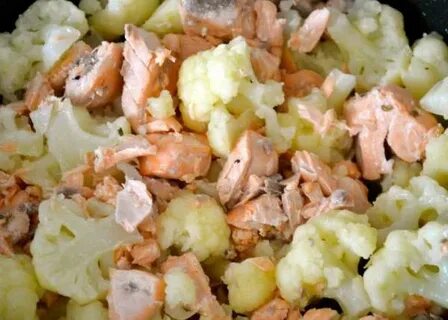Форель с капустой в духовке