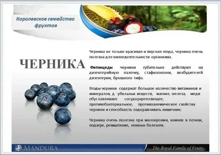 Витамины в чернике