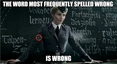 Wrong words